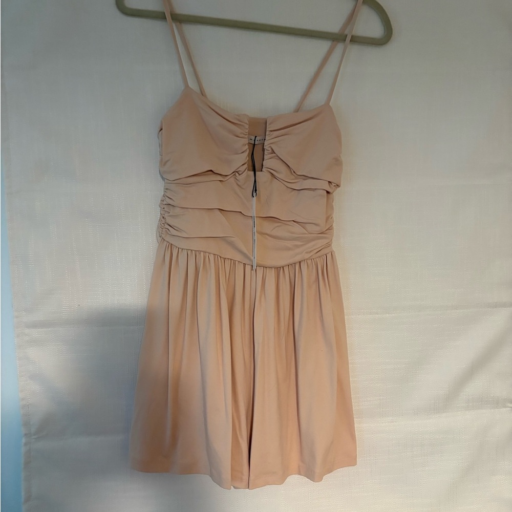 Susana Monaco Blush Pink Spaghetti-Strap Romper
